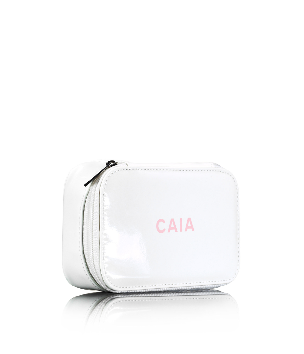CAIA White Small Organizer Necessär | Makeup & Smink från CAIA Cosmetics