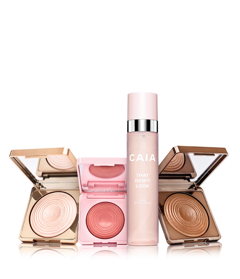 CAIA Glow Kit Blush, Bronzer, Highlighter & Setting Spray | Makeup & Smink från CAIA Cosmetics