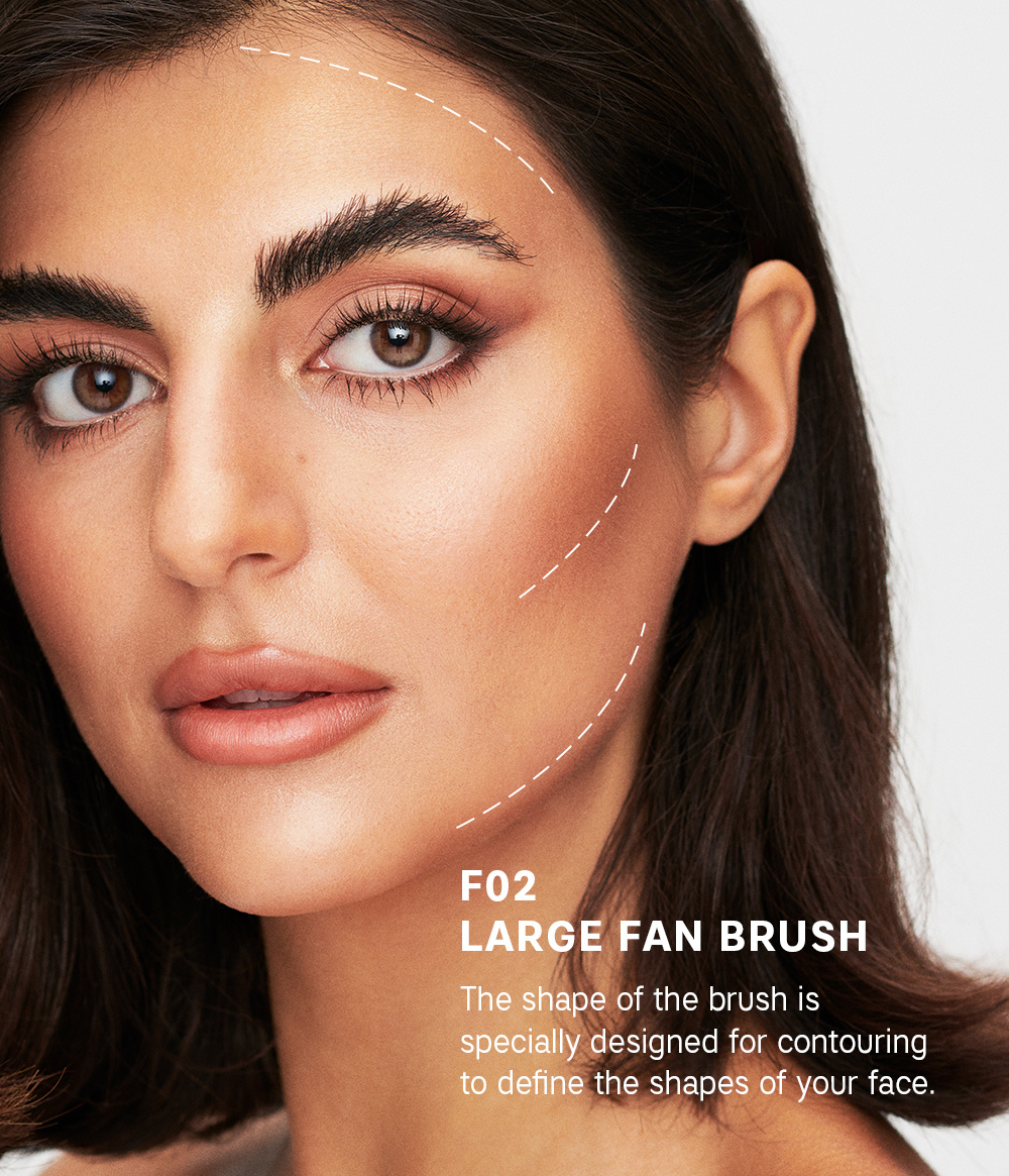 LARGE FAN BRUSH F02
